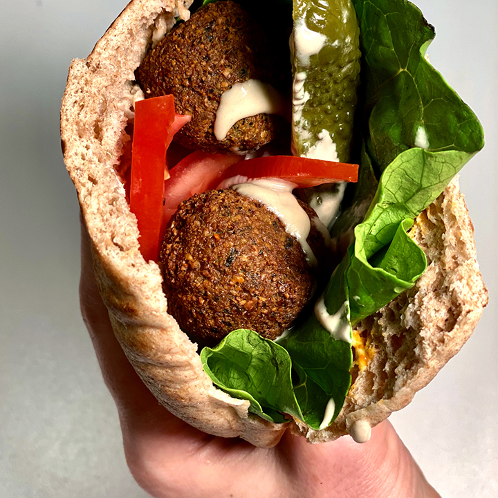 FALAFEL: CHEF TALK and COOKING PROGRAM on The Original Veggie Burger!