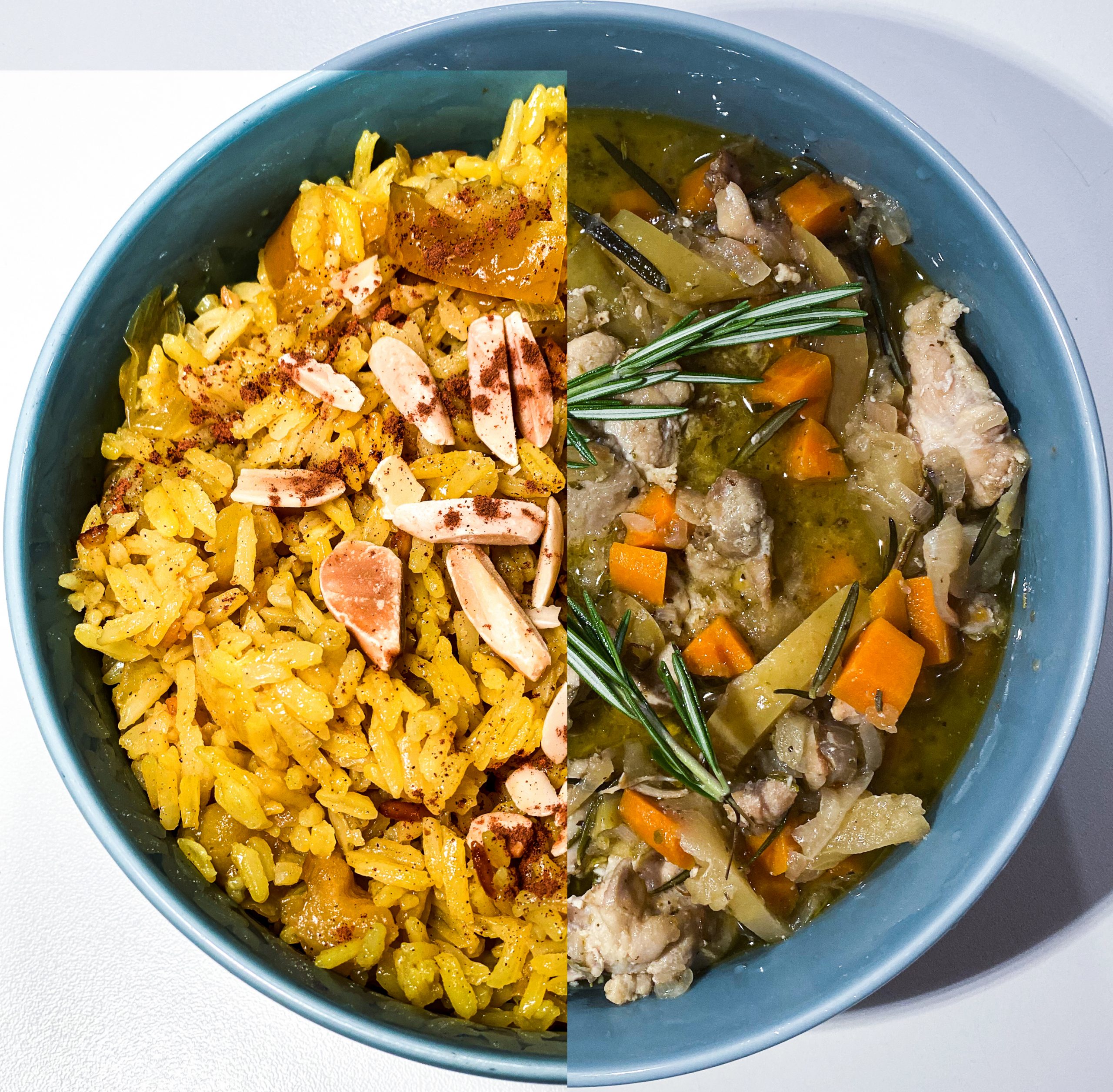 FALL APPLES: Chicken with Carrots, Honey, and Apple Cider AND Rice with Apples and Almonds