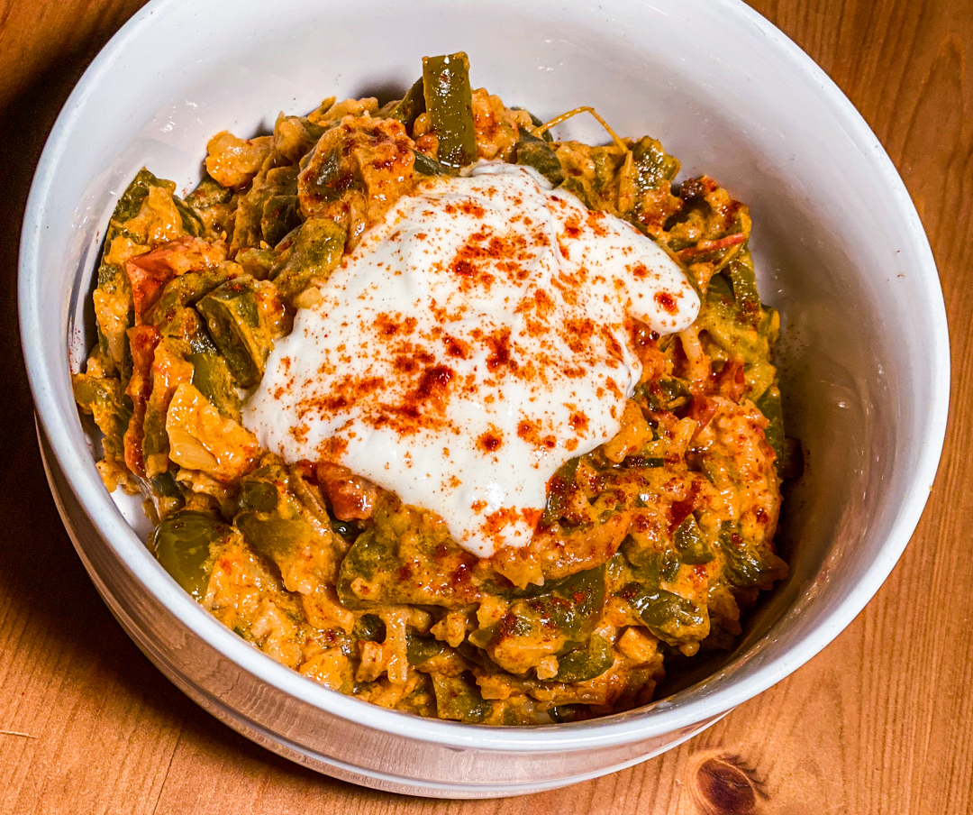 LESCÓ: Hungarian Pepper and Tomato Stew with Paprika and Sour Cream