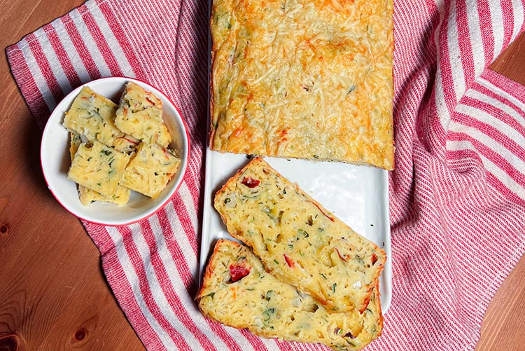 CAKE APERITIF au FROMAGE: Savory French Cake with Cheese and Herbs